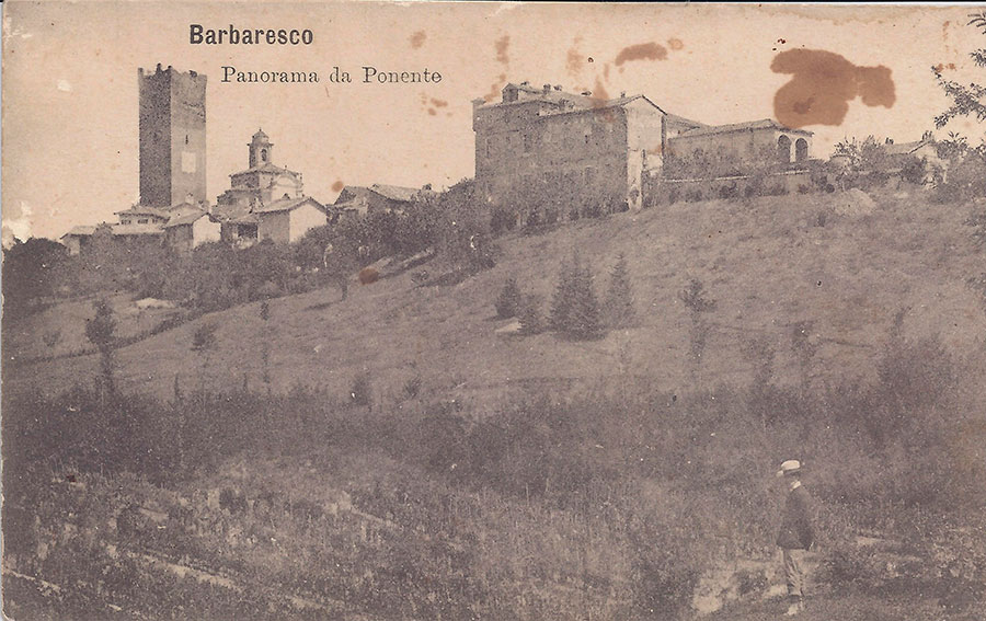 the Barbaresco Tower dominates the Tanaro valley hills