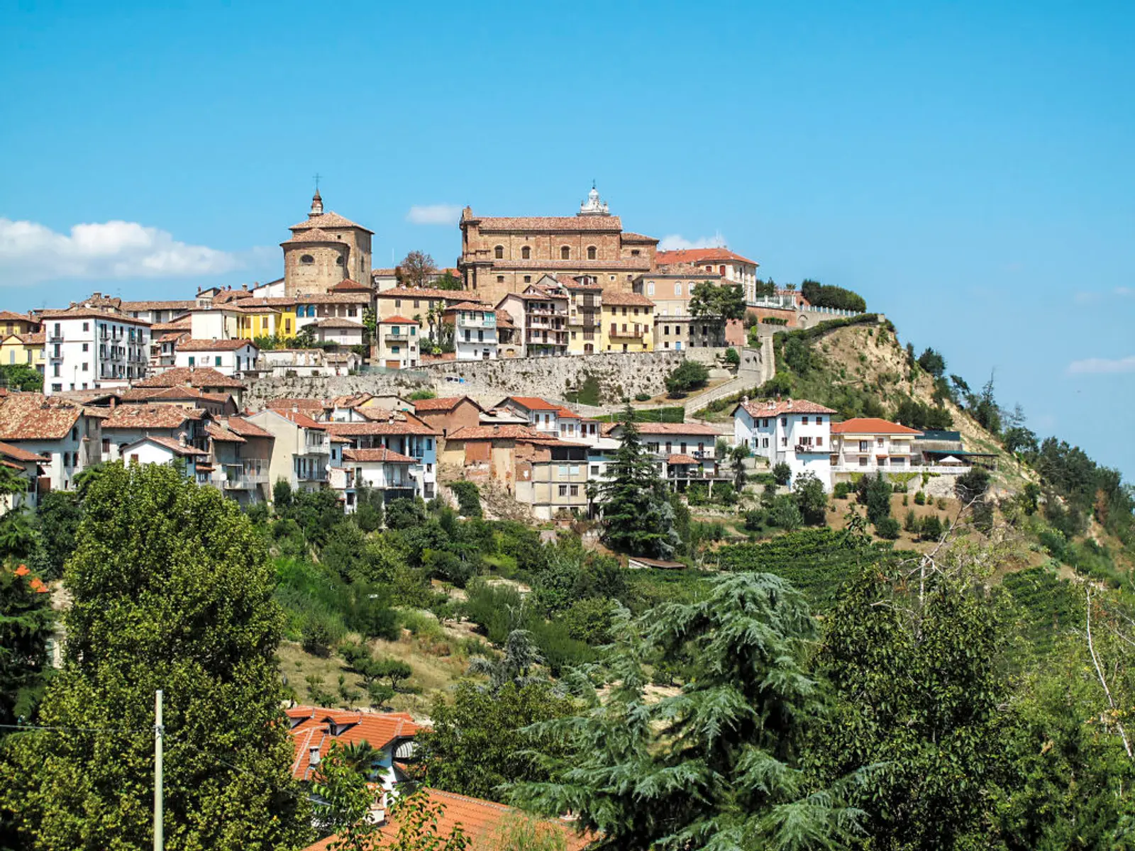 la morra hills from villa savio