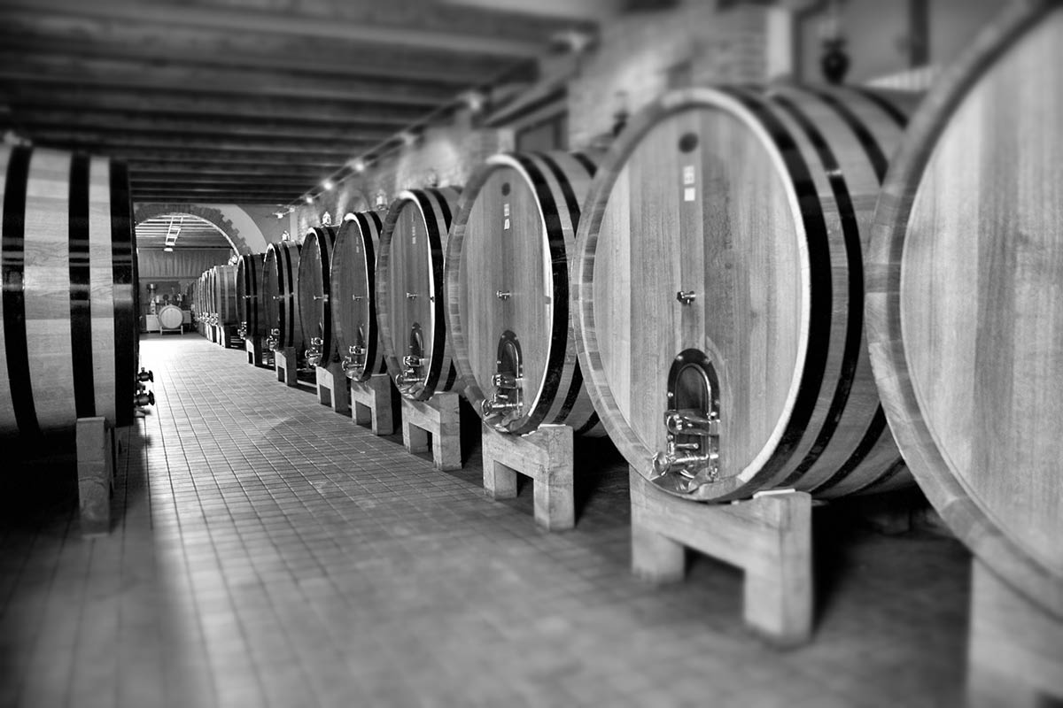 cask cellar at ca del baio